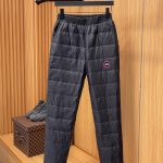 Canada Goose Fleece Pants Red Duck Down Simple And Versatile Outdoor Windproof Winter Down-Proof Fabric
