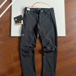 Archaeopteryx Casual Trousers Red Fleece Suitable For All Body Types Simple Design Autumn Winter And Slim Fit Side Pockets