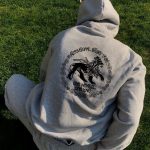 Stussy Hoodie Red Cotton Fleece Fabric