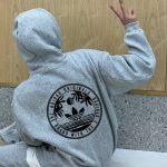 Adidas Hoodie Red Cotton Fleece Fabric