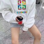 Givenchy Sweatshirt Black Fleece Suede Autumn