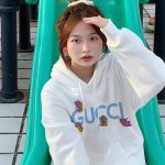 Gucci Hoodies Red Cotton Fleece Fabric Sophistication Embroidery