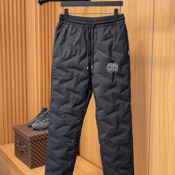 Dior Fleece Pants Red Duck Down Simple And Versatile Outdoor Windproof Winter Down-Proof Fabric