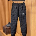 Versace Fleece Pants Red Duck Down Simple And Versatile Outdoor Windproof Autumn Winter Down-Proof Fabric
