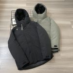 Descente Coat Green Duck Down Plush Lace Winter