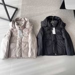 Canada Goose Down Jackets Red Duck Lace Three-Proof Fabric Embroidery