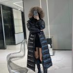 Moncler Down Jacket Red Eva Duck Autumn Winter Slim Fit Side Pockets