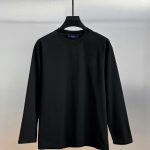 Louis Vuitton Long Sleeves Red Cotton Pure Ribbed Fabric