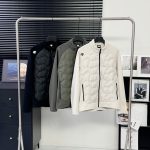 Descente Down Jacket Green Duck Fleece Lightweight Outdoor Autumn Winter And Patch