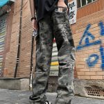 Carhartt Pants Ash Cotton Pure Fleece Denim Running Environmentally Friendly Dyeing Crisp Silhouette Side Pockets