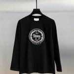 Gucci Long Sleeves Red Cotton Pure Ribbed Fabric