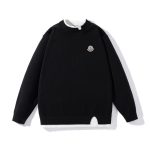 Moncler Sweater Red Wool Blend Autumn Winter And