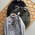 Archaeopteryx Outerwear Red Cotton Quick-Drying Oil-Resistant Fabric