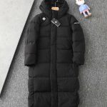 Descente Down Jacket Black Feather Duck Polyester Fiber Winter