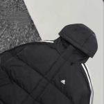 Adidas Down Jacket Black Feather Duck Exquisite Workmanship Winter