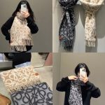 Loewe Scarf Red Cashmere