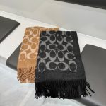 Coach Shawl Red Cashmere
