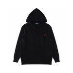 Ralph Lauren Sweater Red Cotton Pure Cable Knit Easy To Match Embroidery