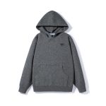 Prada Sweater Red Wool Blend Genuine Leather High Cost Performance Autumn Winter And