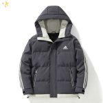 Adidas Cotton-Padded Coat Green Down Simple And Versatile Exquisite Workmanship Street Style Winter