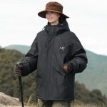 Archaeopteryx Down Jacket Green Cotton Winter