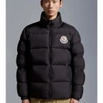 Moncler Down Jacket Red Duck Nylon Fabric Winter