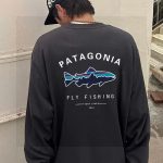 Patagonia Hoodie Black Fleece Suede Autumn