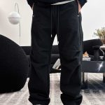 Balenciaga Casual Trousers Black Winter