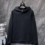 Chrome Hearts Hoodie Black Embroidery