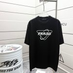 Prada Short-Sleeved T-Shirt Red Spring Summer