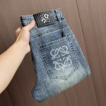 Loewe Jeans Ash Denim Delicate And Soft To The Touch Autumn Winter