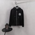 Chrome Hearts Coat Red Cotton Pure Street Style Understated Luxury