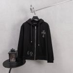 Chrome Hearts Coat Red Cotton Pure Street Style Understated Luxury