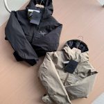 Archaeopteryx Down Jacket Red Duck Nylon Mesh Fabric