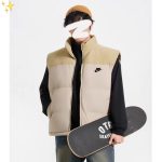 Nike Outerwear Red Cotton Down High Cost Performance Autumn Winter And