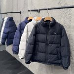 Ralph Lauren Down Jacket Red Duck Nylon Winter Embroidery
