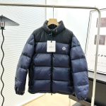 Moncler Down Jacket Red Duck Nylon Fabric Autumn Winter Hidden Pocket Zippered