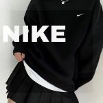 Nike Hoodie Black Fleece Suede Autumn