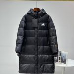 Adidas Down Jacket Red Duck Polyester Nylon Woven Fabric Hidden Pocket