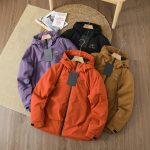Archaeopteryx Down Jacket Red Cotton Outdoor Waterproof Winter Windproof Cuffs