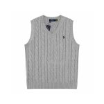 Ralph Lauren Shirts Red Cotton Pure Xinjiang Cable Knit Easy To Match Embroidery