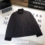 Ralph Lauren Outerwear Blue Nylon Corduroy Fabric