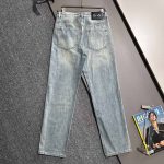 Fendi Pants Cotton Plain Weave Denim