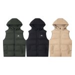 Adidas Vest Green Cotton Down