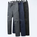 Archaeopteryx Trousers Red Fleece Soft Mesh Autumn Winter Slim Fit Zippered Pocket