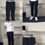 Boss Casual Trousers Red Wool Fleece Water-Repellent Fabric Outdoor Functionality Winter Slim Fit