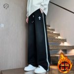 Chrome Hearts Sweatpants Red Cotton Fleece Patch