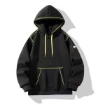 Descente Hoodie Blue Cotton Pure Fleece Exquisite Workmanship Autumn Winter