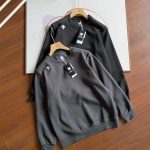 Fila Ruler Black Cotton Fleece Fabric