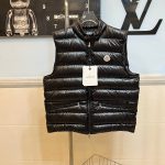 Moncler Outerwear Red Down Nylon